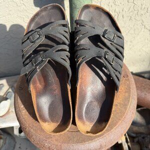 Genuine Birkenstock Granada Sandals Black 39
